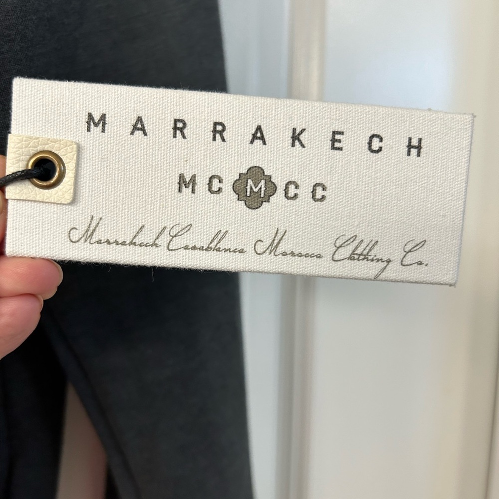 Marrakech Lange Jacket Knit Grey Moto Jacket Size Small NWT - Picture 5 of 13